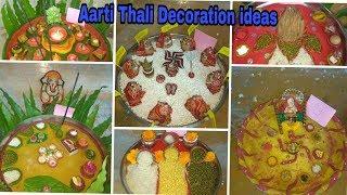 DIY | Navaratri Thali Decoration Ideas | #Aarti #thali for #Navratri #competition | Puja/pooja thali