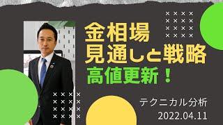 テクニカル分析でみた見通しと戦略【金先物・金相場】4月11日（月）