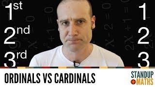 Ordinals vs Cardinals (and how many algebraic numbers are there?)