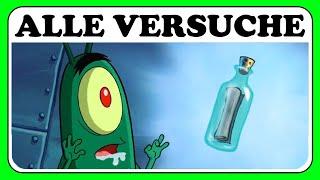 Alle Versuche von Plankton die Geheimformel zu stehlen