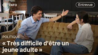 Justin Trudeau : « Très difficile d’être un jeune adulte »