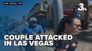 Las Vegas visit ends in violence for celebrating couple, police investigating