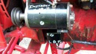 IH Farmall Super A  6 Volt Positive Ground  Generator & Regulator Install