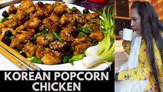 High Protein Korean Popcorn Chicken (450 cals) In 15 Mins