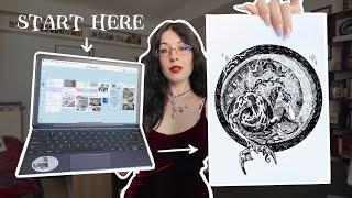 HOW TO WORK WITH INSPIRATION  collecting inspiration and using references in your ART PROCESS