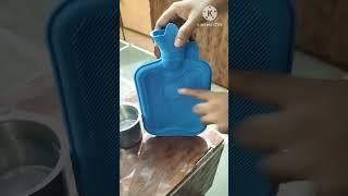 Rubber Hot Water bag|How To Use? #fitness #hotwaterbag #musclepainrelief