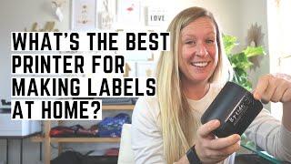 How I Print My Labels At Home // What's The Best Printer, Inkjet vs. Laser and Avery Labels