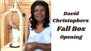 David Christophers Fall Box Opening | David Christophers Subscription Box