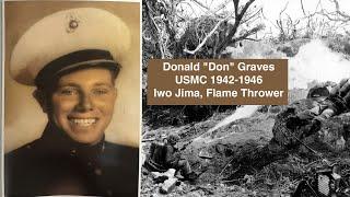 Donald "Don" Graves - USMC 1942-1946, Iwo Jima