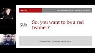 So You Want To Be A Red Teamer?