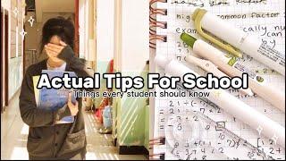 Helpful Tips For school 