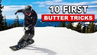 10 First Butter Snowboard Tricks to Learn