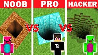 NOOB vs PRO vs HACKER: ÓRIÁS GÖDÖR ÉPÍTŐ KIHÍVÁS!