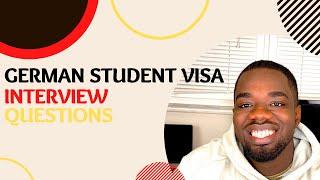 Germany Student Visa Interview Questions