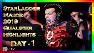 StarLadder Major 2019 Qualifier Day 1 Highlights