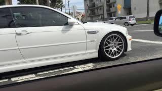 BMW E46 M3 Alpine White Cinnamon S54 engine sound