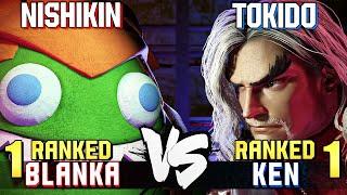 Nishikin (#1 Ranked Blanka) vs Tokido (#1 Ranked Ken) STREET FIGHTER 6 Showdown!