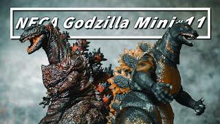 NECA Godzilla unboxing Mini#11 紅蓮哥吉拉 正宗哥吉拉 開箱