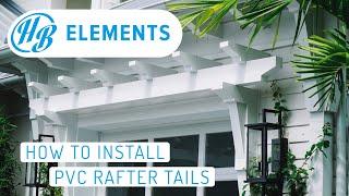 PVC Rafter Tails - How To Install Rafter Tails From Start To Finish