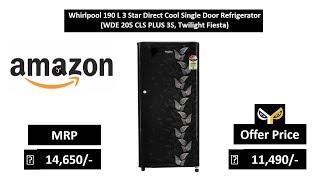 Whirlpool 190 L 3 Star Direct Cool Single Door Refrigerator (WDE 205 CLS PLUS 3S, Twilight Fiesta)