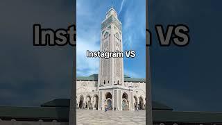 Casablanca Hassan II Mosque | Instagram Vs reality #travel #casablanca #mosque