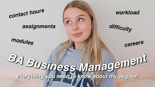 BUSINESS MANAGEMENT Q&A | all about my degree! AD