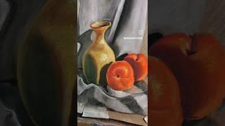 still life with soft pastels