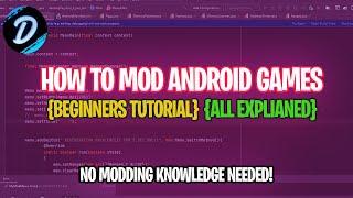 How to mod Android Games {Beginners Tutorial} (All Explained)