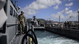 Riverine Sailors train off Guam