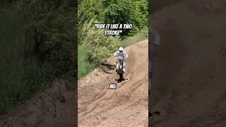 POV: 450cc dirt bike PINNED 