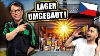 Tony's LAGER-UMBAU auf dem ASIA DRAGON BAZAR + 63 MILLIMEH BATTERIE 