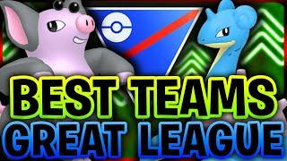 THE BEST 10 TEAMS WITH *BUFFED* POKEMON FOR SEASON 22 GREAT LEAGUE | GO BATTLE LEAGUE