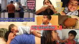 10 घंटे की Shift के बाद की आज Mac'd की burger party #workingmom#workingmomsvlog #indianfamilyinuk