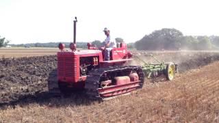 International TD-9 Plowing a Field