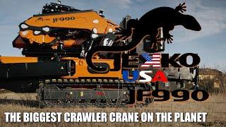 Jekko JF990, The Biggest Crawler Crane on the Planet