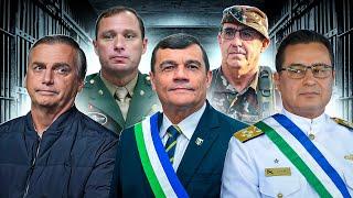 ALMIRANTE & GENERAIS GOLPISTAS JUNTOS COM BOLSONARO NO GOLPE DE ESTADO: 37 INDICIADOS!