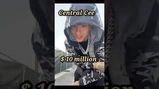 Rappers and their Net Worth #luxury #networth #rappers #nlechoppa #liltecca #swaelee #centralcee