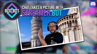 Best Bits - Chat uses !smile to take pictures during stream using #streamerbot