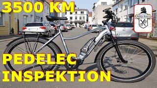 E Bike Inspektion nach 3500 Km inkl. gründliche Reinigung und Pflege.