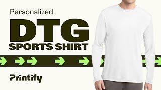 Custom DTG Sports Shirts - Printify Product Review 2024