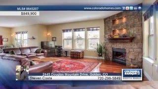 2445 Douglas Mountain Drive  Golden, CO Homes for Sale | coloradohomes.com