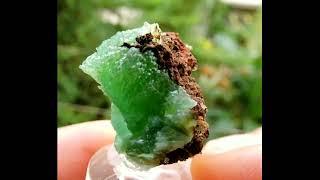 Adamite mineral specimen from the Lavrion mines in Greece.