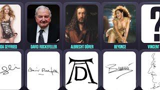 Shocking Celebrity Signatures | TOP 50