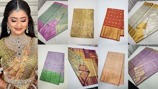 pure Kanchipuram bridal silk sarees with prices