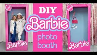 Make a Life-Size Barbie Box Photo Booth