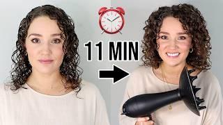 How to Speed up Dry Time for Frizz-Free Curls FAST | 40% off Curlsmith Diffuser