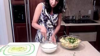 Persian Mom Cooking Olivieh or Olivier Salad ( Potatoes, Chicken, eggs Salad) - Episode 14