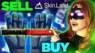 SELL AND BUY SKIN ON SKINLAND !? | HOW TO SELL CSGO SKIN |  BEST CS2 SKIN TRADE WEB SITE IN 2024 |