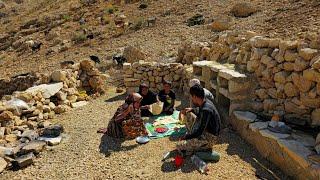 The Kuhgol family went to their mountain home | Iran nomadic lifestyle in the mountains