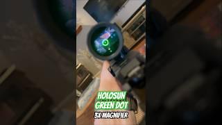 Holosun GREEN DOT with 3x Magnifier #short #holosun #he510c #hm3xt